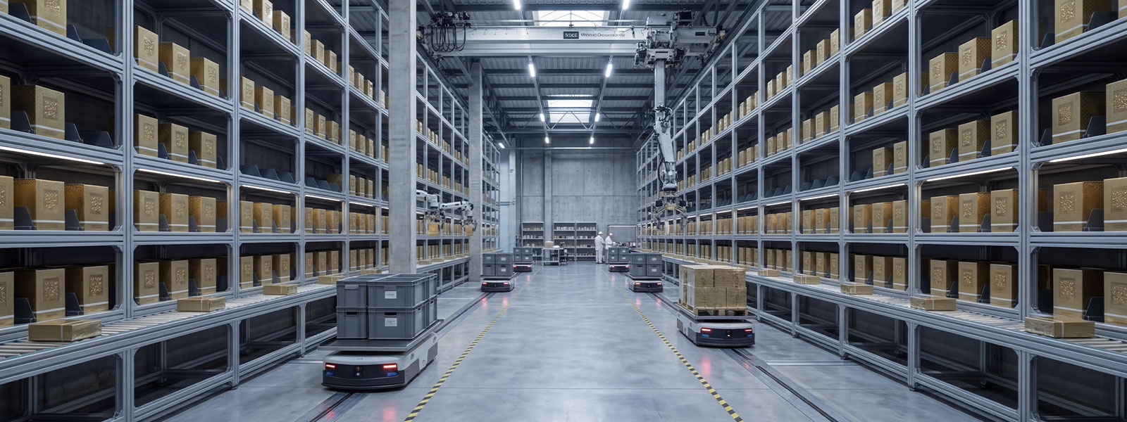Übersicht über mehr als 10.000 m² Lagerfläche