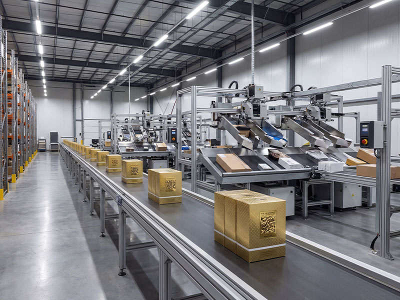 Autonome Roboter-Kommissionierung im Logistikzentrum